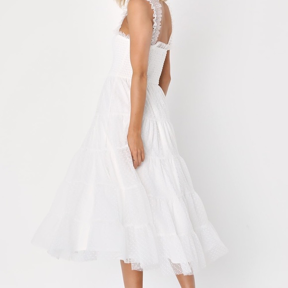 Ruffled Tiered Midi Dress - Picture 3 of 5